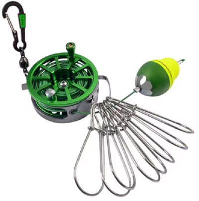 Sleutelhanger Vishengel - 7 Meter Vislijn - Kleine Molen - Dobber - Mini Hengel