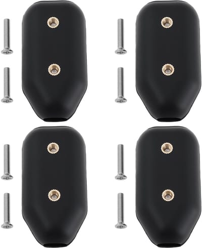 Dailygoods- Touwklemmen 4 Stuks - Kunststof Koordconnector - 9,5 cm - Geschikt voor 7-8 mm Touw - Voor Doe-Het-Zelf Taken - Stevige Grip - Touwclips