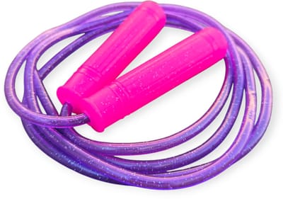 Jobber Toys Springtouw Kinderen - Springtouwen kind - Glitters - Paars