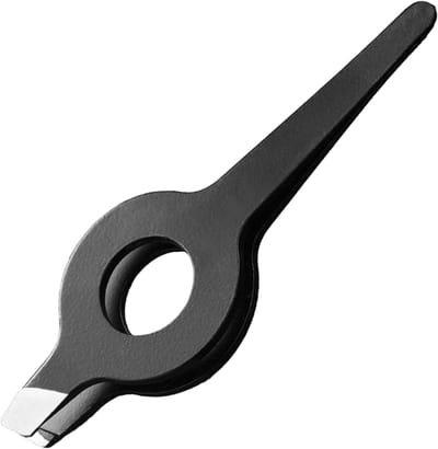 Wenkbrauwpincet - Wimpergereedschap Baardtrimmer - Gezichtsverzorging - Roestvrij staal - 8.2 x 2.8 cm - Zilver