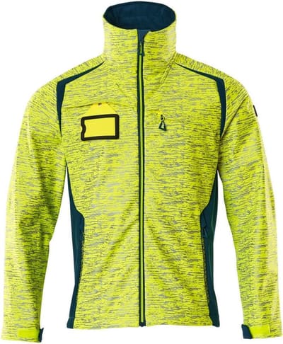Mascot Accelerate Safe Softshell jas 19202-291 - hi-vis geel/donkerpetrol - 2XL