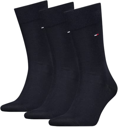 Tommy Hilfiger Herensokken Classic 3-Pack Dark Navy