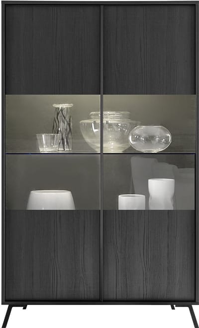 CALICOSY - Vitrine 2 Deuren H174 cm - City