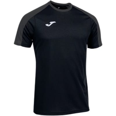 Joma Eco-Championship Shirt Korte Mouw Kinderen - Zwart / Antraciet | Maat: 140