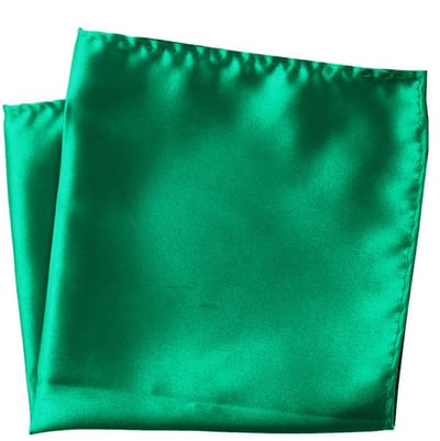 Vierkant zakdoekje voor heren - Satijnen zakdoekje voor heren - Effen zakdoekje - Geschikt voor kerstfeesten, bruiloften en formele gelegenheden - 30 cm x 30 cm