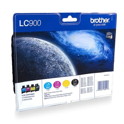 Brother LC900 Inktcartridge - Geel / Magenta / Cyaan / Zwart