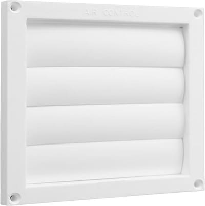 Luchtrooster - 165 x 165 mm - Wit