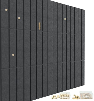 Dailygoods- Kurkbord 90 x 120 cm groot - Zelfklevend - Vilt Prikbord - Decoratief Fotobord - 50 Punaises - Veilig verwijderbaar