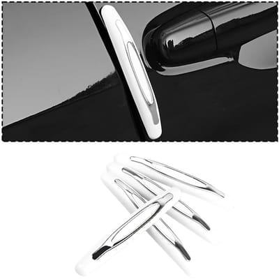 Dailygoods- Autodeurrandbescherming Set van 4 - Anti-kras/Botsingsbescherming - Universele Toepassing - Duurzaam Materiaal - Eenvoudig te Installeren - Hoge Temperatuurbestendigheid - Deurrandbeschermer