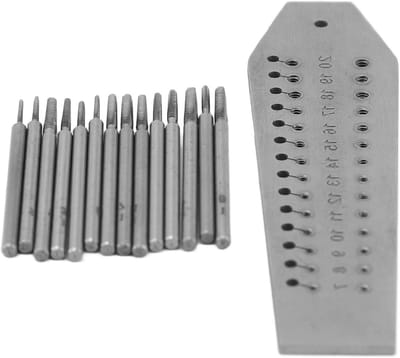 Dailygoods- Tapmatrijs 14-delig - Miniatuurtap- en Matrijzenset - 0,7