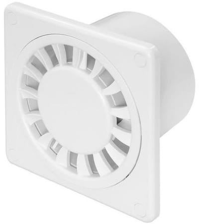 Badkamerventilator Ø 100 mm - Inbouwventilator voor Badkamer en Keuken