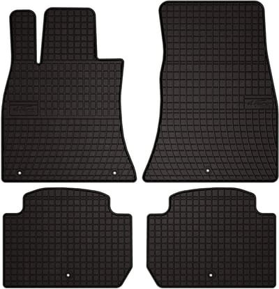 Wielganizator SolidPRO - Auto Rubbermatten - Kia Stinger 2WD - Zwart - Hoogwaardig