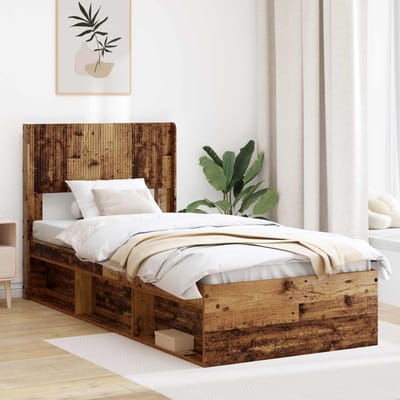 vidaXL - Hoofdbord - Oud - hout - PB
