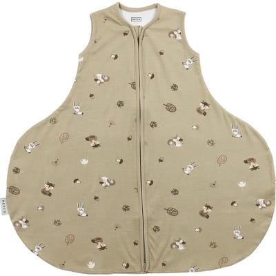 Meyco Baby Forest Animals Baby Slaapzak Heupdysplasie - Sand - 70cm - 0.5 TOG