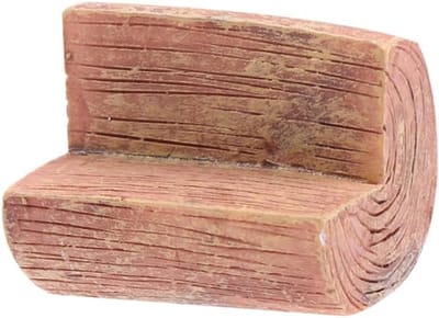 Miniatuur Bankje - Hars Decoratie - Landschap Liefhebbers - Gesimuleerd Hout - 21 x 31 x 21 cm - Niet gespecificeerd