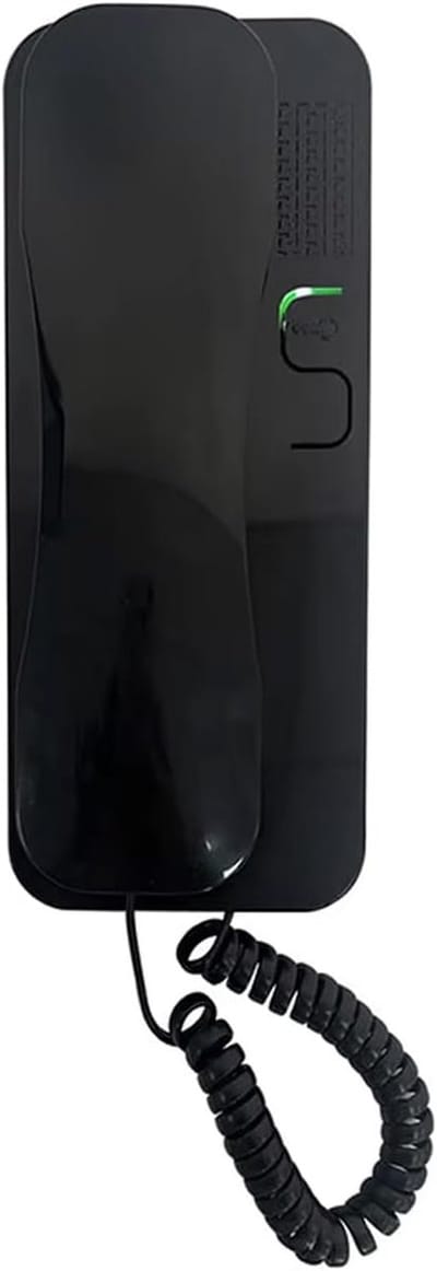 Vaste Telefoon - Bureautelefoon Snoer - Thuis Kantoor - Lijnaangedreven Werking - 22 x 9 x 4 cm - Zwart