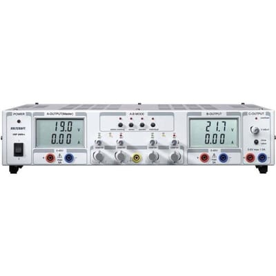 VOLTCRAFT VSP 2405 Labvoeding, regelbaar 0.1 - 40 V/DC 0 - 5 A 409 W Aantal uitgangen: 3 x