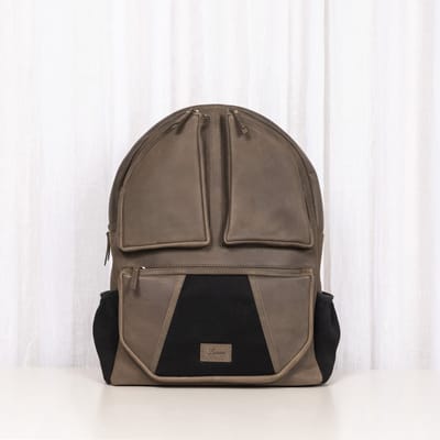 Laauw Dalessi Backpack Heren Rugzak Olive - Olijf
