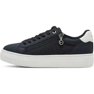 Tamaris lage toptrainers 1-23313-41 805 damesschoenen vegan M2331341 marine