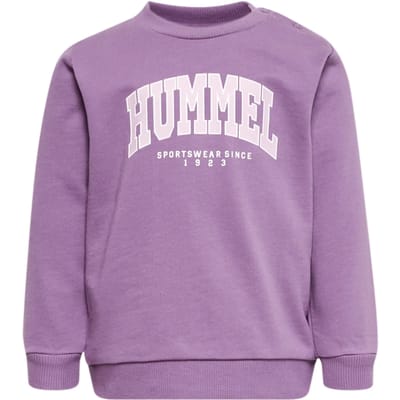 Hummel kinder-sweatshirt Fast Lime, Argyle Purple
