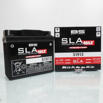 Batterie SLA BS Battery pour Moto BMW 850 R85 R 1999 à 2007 51913 / 12V 22Ah Neuf