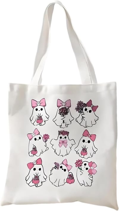 Girls jutetas, 1 stuk, 42 x 35 cm, stoffen tas, opvouwbare strandtas, tote bag, school, stoffen tas, boodschappentas met twee lange hengsels voor sport, winkelen (C)