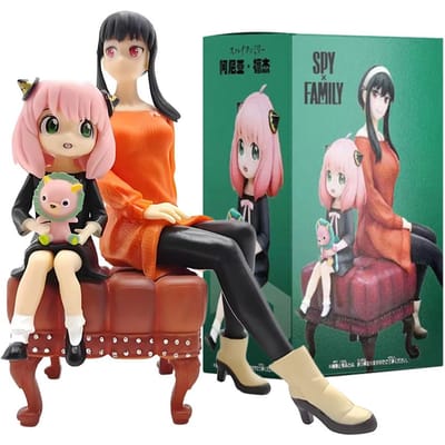 Yor Forger & Anya Forger Met Sofa Animatie Actiefiguur Collectie PVC Model Poppen Speelgoed