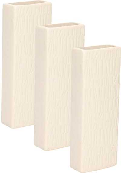 Gerimport Waterverdamper - 6x - warm wit - keramiek - 400 ml - radiatorbak luchtbevochtiger - 7 x 18,5 cm