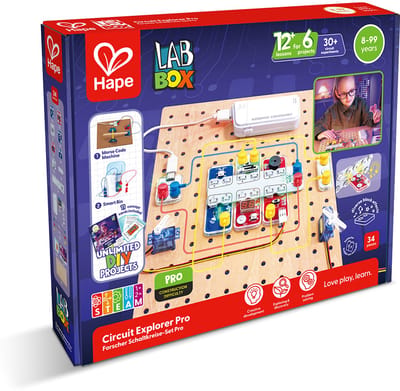 LabBox circuit explorer pro - Hape - vanaf 8 jaar