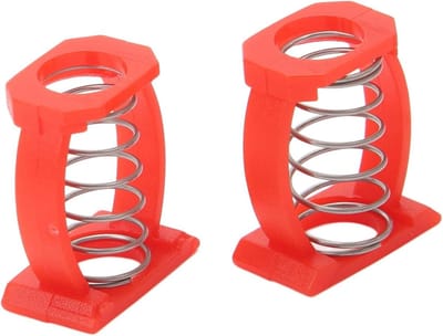 Vouwfiets Stuurpen Klem - Bevestiging Veer - Fiets Opvouwen - C Klem Ontwerp - 2 Stuks - Zwart