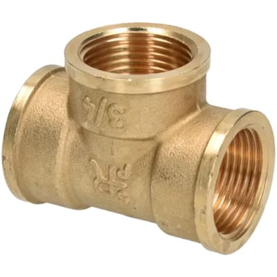 Sanivesk Draad T-stuk 3/4"f X 3/4"f X 3/4"f