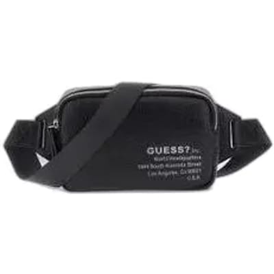 GUESS gordeltas New York Squared Bum Bag Black zwart