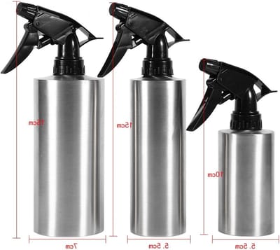 Metalen Sprayfles voor Planten, Water Sprayfles, Handmatige Verstuiver, 304 RVS Gieter, Irrigatie en Verzorging (250ml)
