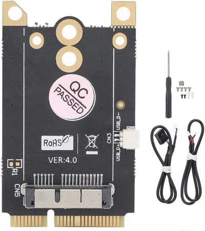 Allecto - Mini Pci-E draadloze netwerkadapter - Draadloze