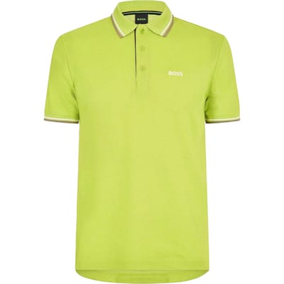 Boss Heren Paddy Korte Mouwen Polo Shirt (Pastelgroen)