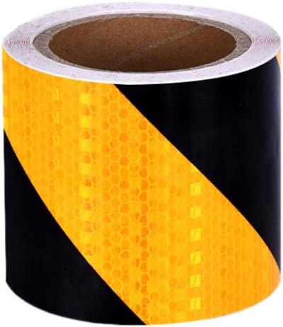 Zelfklevende Reflecterende Tape 10 cm x 10 m - Waterdichte Veiligheidsband voor Waarschuwing en Markering