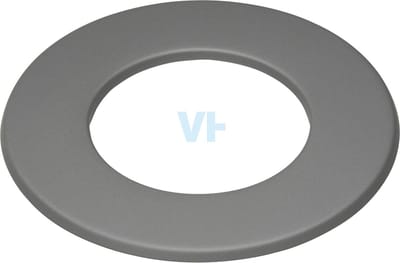 Rozet 5 Cm Antraciet Staal 2mm Ø150 (155) mm