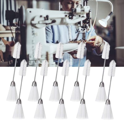 Allecto - Schoonmaakborstel - Naaimachineborstel - Duurzaam en efficiënt - Roestvrij staal - Nylon borstel - Ideaal voor huiselijk gebruik - 5,71 inch