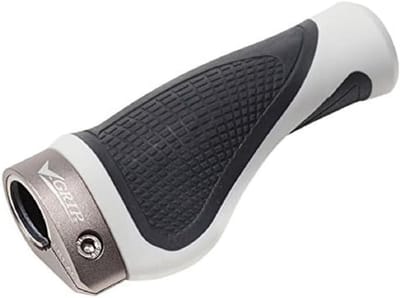 Fietsgrepen - Stuurhandvatten - Comfortabel Fietsen - Ergonomisch Ontwerp - One size - Grijs/Wit/Zilver