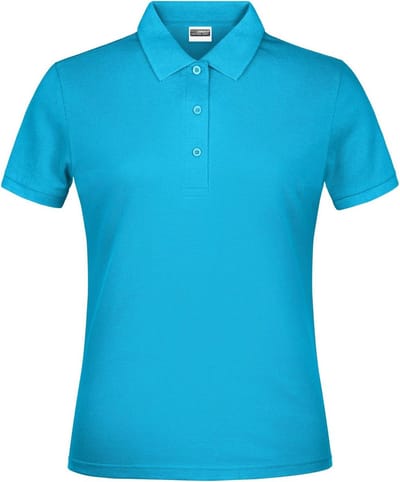 James And Nicholson Dames/dames Basic Polo Shirt (Turquoise)