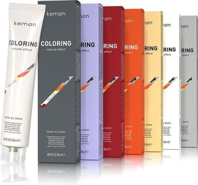 Kemon Coloring Natural Effect 7.45 Light Red Copper Blonde 100 ml Toon-op-toon kleuring