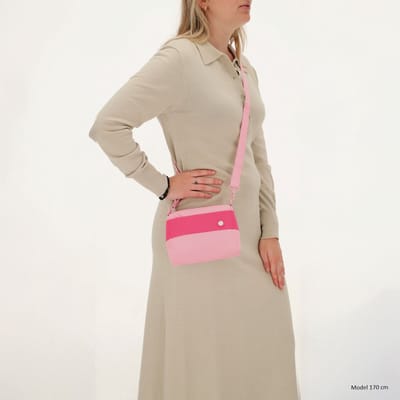 Beagles Nova Crossbodytas - Schoudertasje - Kleurrijk - Dames - Lichtgewicht - Roze