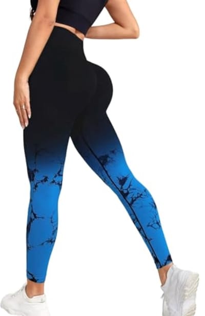Dames sportlegging met hoge taille - vormgevend en ondoorzichtig - voor actieve beweging