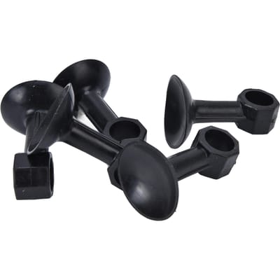 10 stuks Ronde Rubberen Ring Deurstopper Wasmachinedeurhouder Steunhouder voor Type met Voorlader zwart