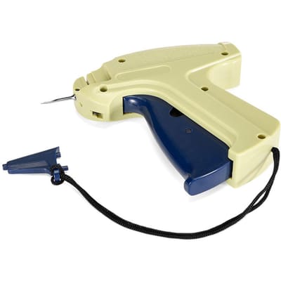Kit Pistolet Étiqueteur Vêtements avec Aiguille en Acier 5000 Attaches Barbes Pistolet Étiqueteur Prix Pistolets Fixateurs d'Étiquettes pour beige