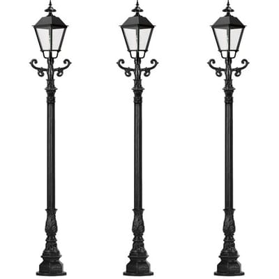 KS Verlichting Aken Lantaarn set 3x