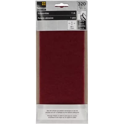Sencys Schuurvlies Metallic Rood 115x280mm