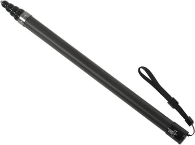 Verstelbare Microfoon Verlengpaal van 45,5 cm voor Filmen, Handheld Statief met 1/4 Inch Schroefdraad, Ideaal voor Opnames en Interviews