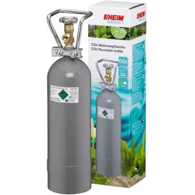 Herbruikbaar duikregulator met fles Eheim CO2-SET600