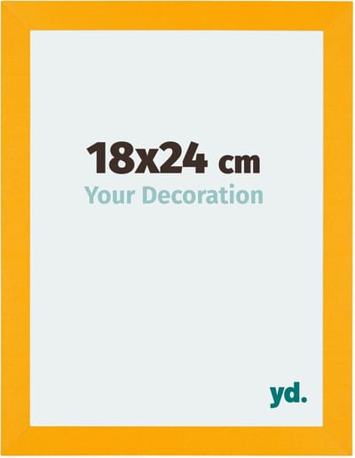 Your Decoration - Fotolijst 18x24 cm - MDF - Geel - Mura